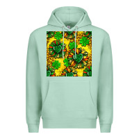 Seafoam St. Patrick's sunflower seamless pattern Premium Hoodie - BundleAndBundleShop