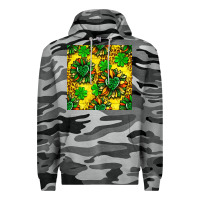 Slate Camo St. Patrick's sunflower seamless pattern Premium Hoodie - BundleAndBundleShop