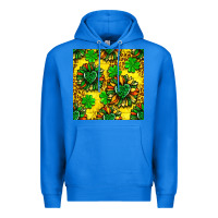 True Royal St. Patrick's sunflower seamless pattern Premium Hoodie - BundleAndBundleShop