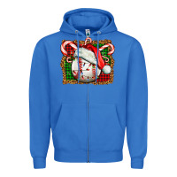 True Royal baseball christmas Zipper Hoodie - FaDigitalArtStudio