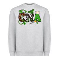 Heather Grey St. Patrick's Day CMA Heavyweight Sweatshirt - OliviaCreatesArt