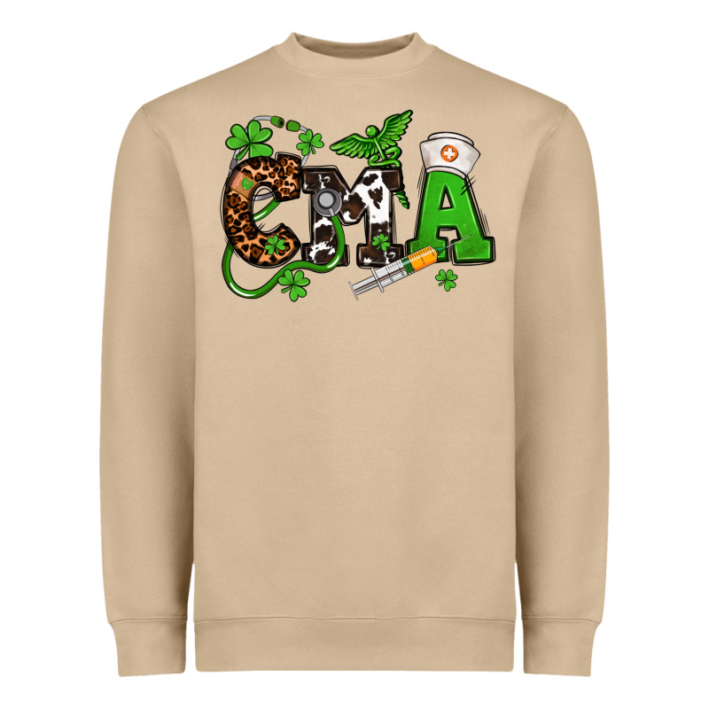 St. Patrick's Day Cma Heavyweight Sweatshirt by OliviaCreatesArt | Teevron