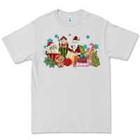 Dove Grey santa coffee Premium Tee - MaliasSmallBusiness