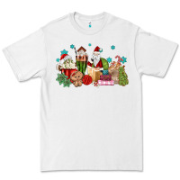 White santa coffee Premium Tee - MaliasSmallBusiness