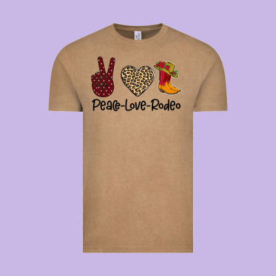 Peace Love Rodeo Vintage Tee Designed By Bettercallsaul