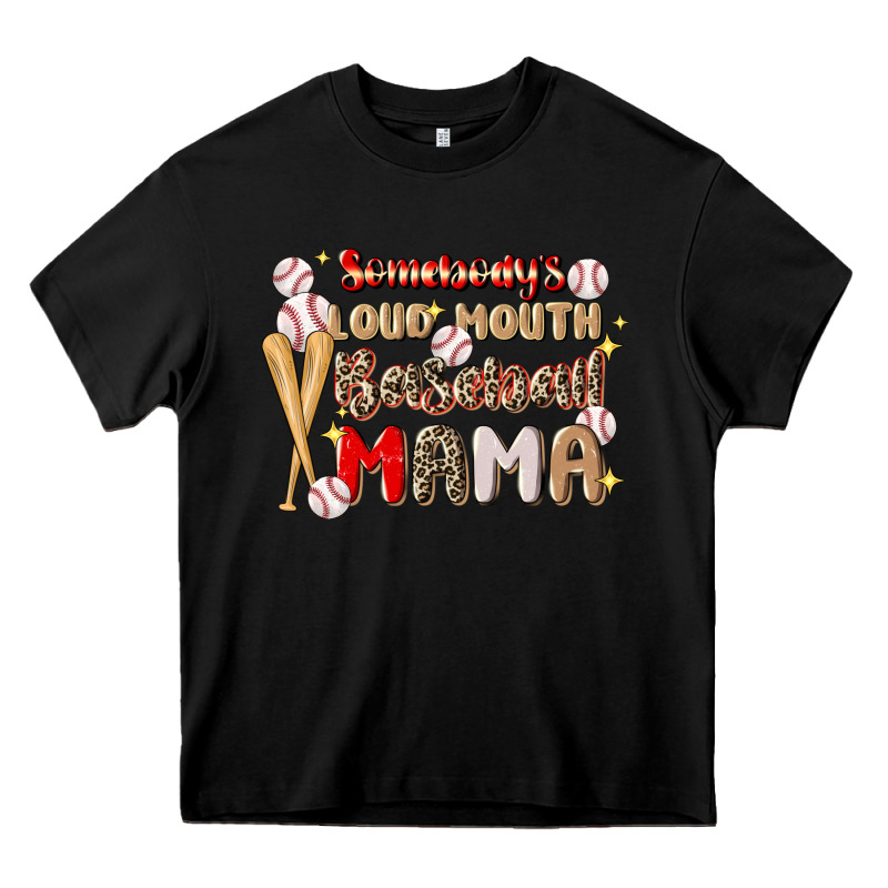Somebody's Loud Mouth Baseball Heavy Core Tee by JahusDesignShop | Teevron