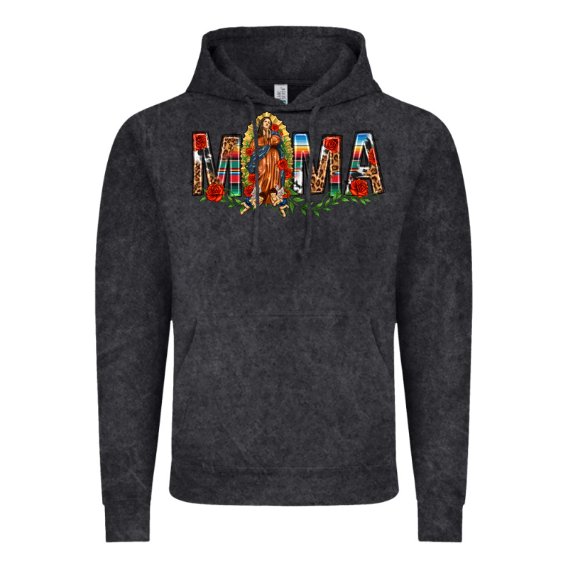 Our Lady Of Guadalupe Mama Vintage Hoodie by texasbilliewilder | Teevron