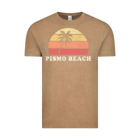 Vintage Coffee Pismo Beach CA Vintage 70s Retro Throwback Design Vintage Tee - longCreatives
