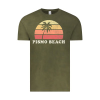 Pismo Beach Ca Vintage 70s Retro Throwback Design Vintage Tee | Teevron