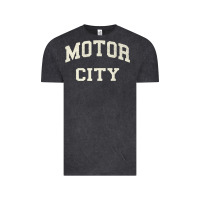 Vintage Black Classic Motor City Detroit Varsity Vintage Tee - longCreatives