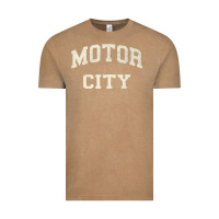 Vintage Coffee Classic Motor City Detroit Varsity Vintage Tee - longCreatives