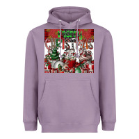 Lavender merry Christmas Heavyweight Hoodie - CowhideDigitalArt