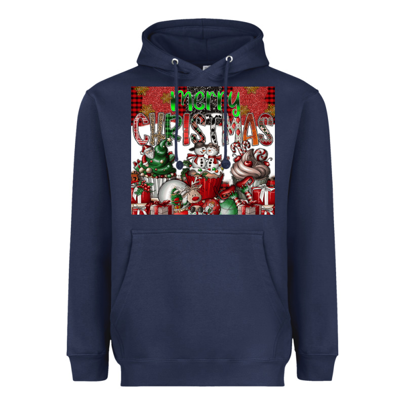 Merry Christmas Heavyweight Hoodie by CowhideDigitalArt | Teevron