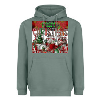 Sage merry Christmas Heavyweight Hoodie - CowhideDigitalArt