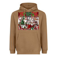 Toasted Coconut merry Christmas Heavyweight Hoodie - CowhideDigitalArt