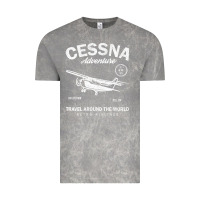 Cloud Rock cessna distressed Vintage Tee - longCreatives