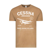Vintage Camel cessna distressed Vintage Tee - longCreatives