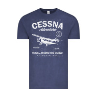 Vintage Denim cessna distressed Vintage Tee - longCreatives