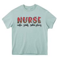 Arona christmas nurse Heavy Core Tee - MaliasSmallBusiness