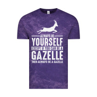 Cloud Purple Gazelle Gift Lover Vintage Tee - longCreatives