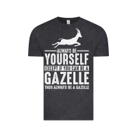 Vintage Black Gazelle Gift Lover Vintage Tee - longCreatives