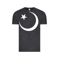 Vintage Black Islam Symbol Design white Vintage Tee - longCreatives