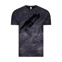 Cloud Black Gears of war lancer Vintage Tee - longCreatives