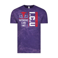 Cloud Purple ICU Registered Nurse Medical Intensive Care Unit Vintage Tee - longCreatives