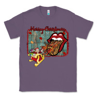 Lavender Merry Christmas Lips Santa Classic Tee - Bettercallsaul