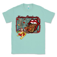 Seafoam Merry Christmas Lips Santa Classic Tee - Bettercallsaul