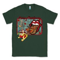 Sports Green Merry Christmas Lips Santa Classic Tee - Bettercallsaul