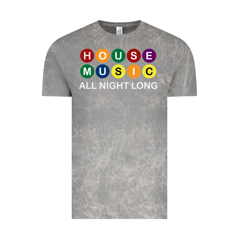 House Music All Night Long Ravers Vintage Tee by longCreatives | Teevron