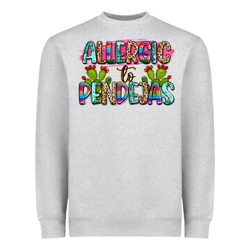 Allergic To Pendejas Mexico Heavyweight Sweatshirt by FaDigitalArtStudio | Teevron