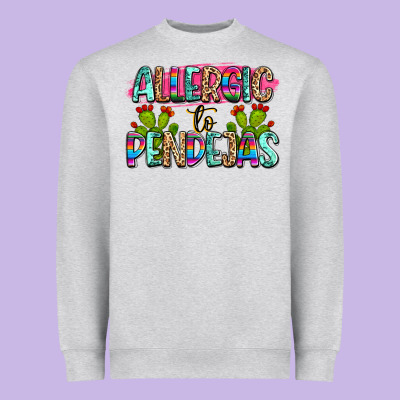 Allergic To Pendejas Mexico Heavyweight Sweatshirt Designed By Fadigitalartstudio