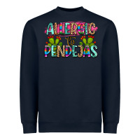 Navy Allergic to pendejas mexico Heavyweight Sweatshirt - FaDigitalArtStudio