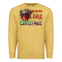 Antique Gold afamilytloveschristmas Premium Sweatshirt - CowhideDigitalArt