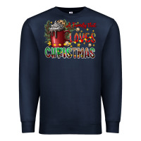 Navy afamilytloveschristmas Premium Sweatshirt - CowhideDigitalArt