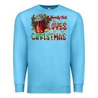 Ocean Blue afamilytloveschristmas Premium Sweatshirt - CowhideDigitalArt