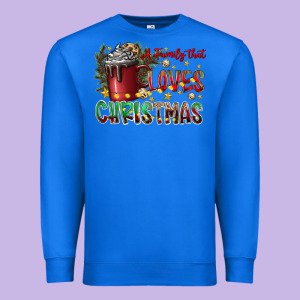 Afamilytloveschristmas Premium Sweatshirt Designed By Cowhidedigitalart