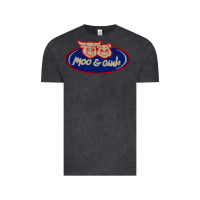 Vintage Black Moo and Oink Chicago Vintage Tee - longCreatives