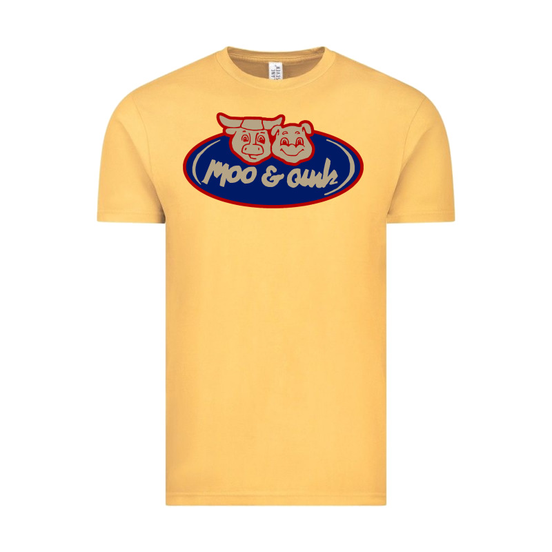 Moo And Oink Chicago Vintage Tee by longCreatives | Teevron