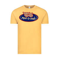 Vintage Mustard Moo and Oink Chicago Vintage Tee - longCreatives