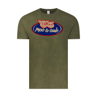 Vintage Olive Moo and Oink Chicago Vintage Tee - longCreatives