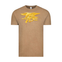 Vintage Coffee Navy Seals badge Vintage Tee - longCreatives