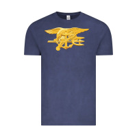 Vintage Denim Navy Seals badge Vintage Tee - longCreatives