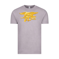 Vintage Zinc Navy Seals badge Vintage Tee - longCreatives