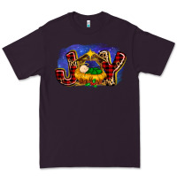 Plum baby jesus joy Premium Tee - MaliasSmallBusiness
