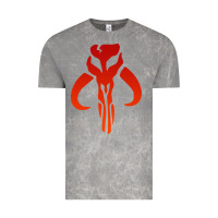 Cloud Rock Mando Mythosaur Skull Sticker Vintage Tee - longCreatives