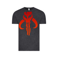 Vintage Black Mando Mythosaur Skull Sticker Vintage Tee - longCreatives