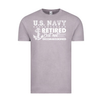 Vintage Zinc US Navy Retired Shirt Vintage Tee - longCreatives